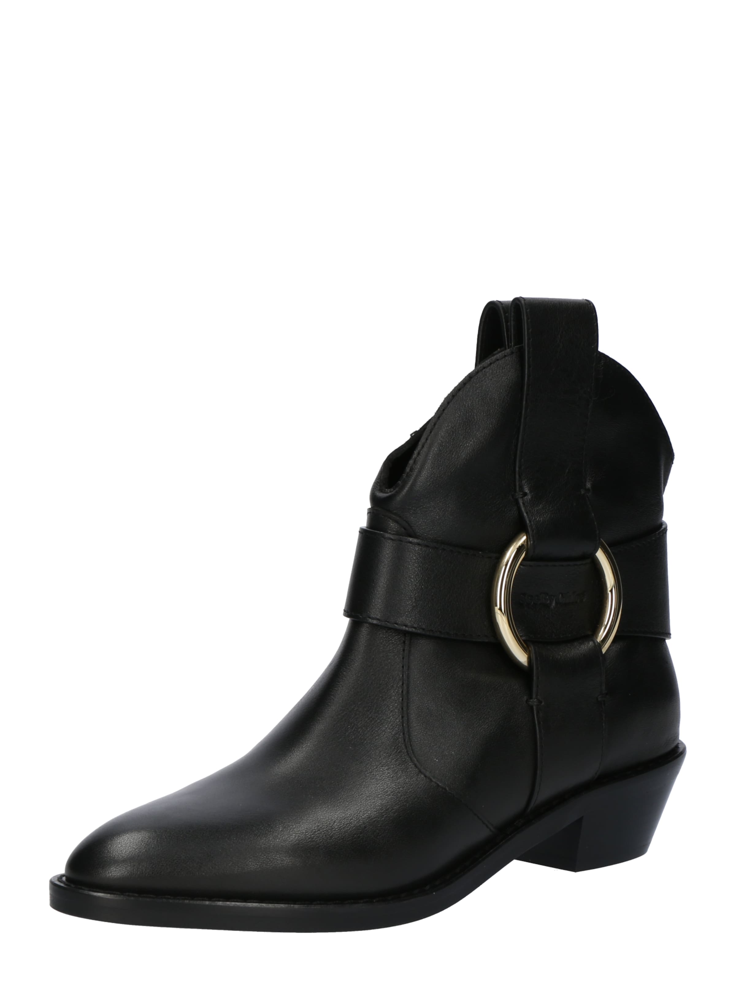 See by Chloé Καουμπόικη μπότα 'NEW RING LINE' σε μαύρο: μπροστά