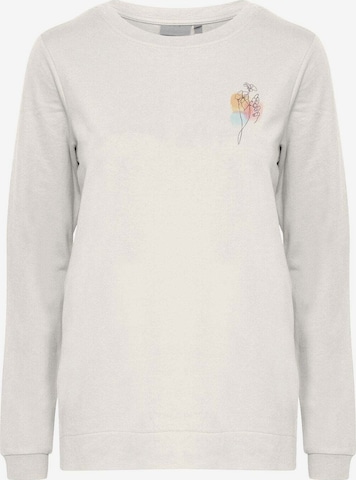 WESTMARK LONDON Sweatshirt 'Watercolour Hand' in Beige: voorkant