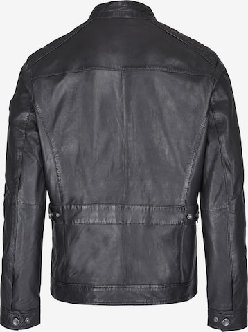 bugatti Lederjacke in Schwarz