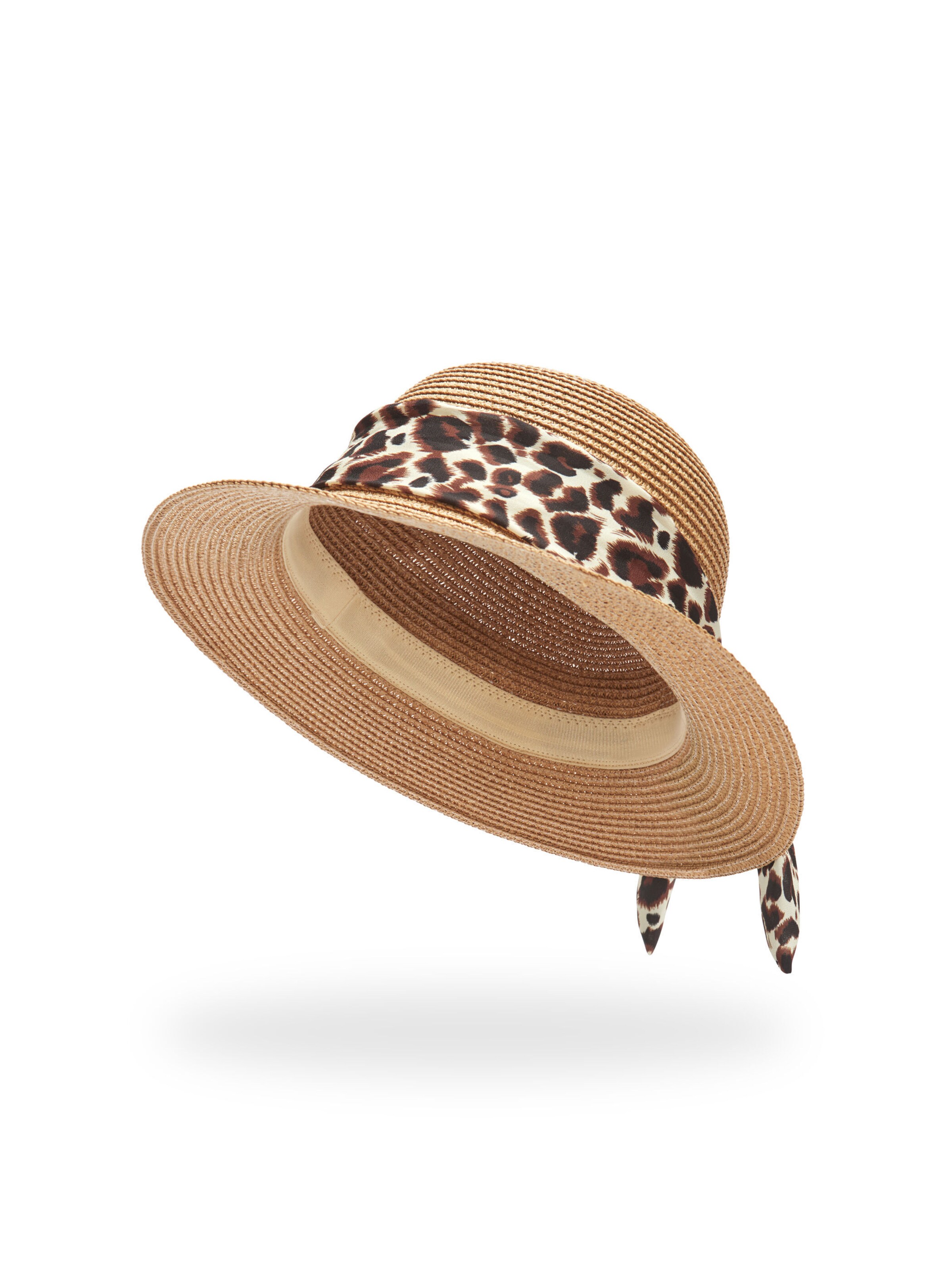 CODELLO Sonnenhut mit Leoband in Beige