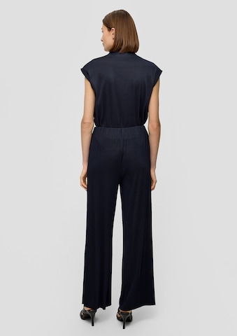 Wide leg Pantaloni di s.Oliver BLACK LABEL in blu