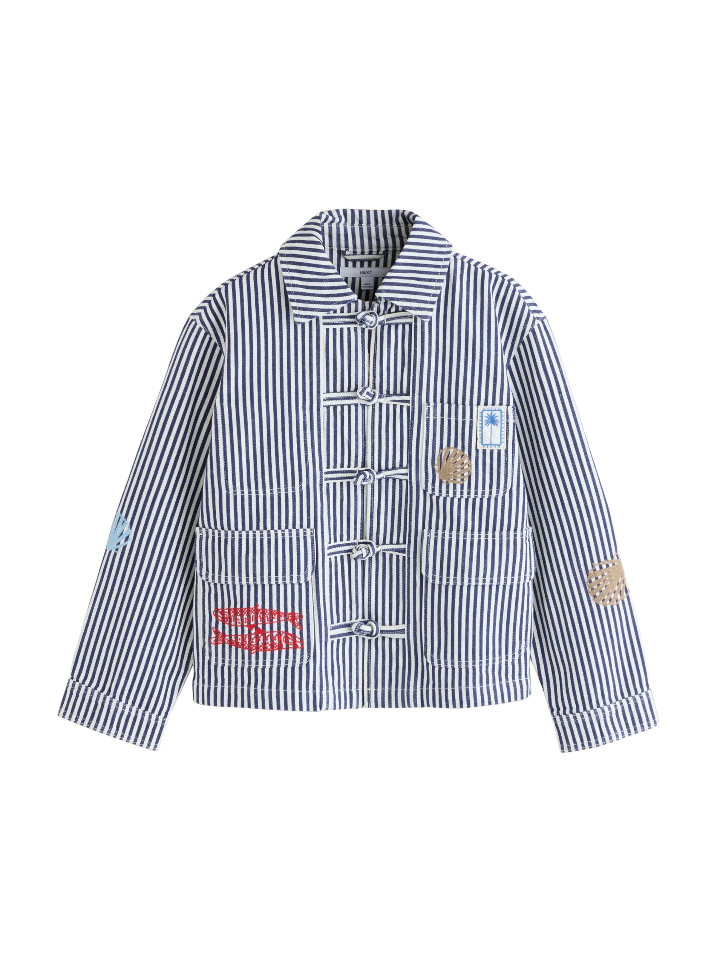 Next Between-season jacket in Blue: front