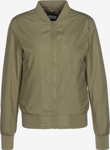 Urban Classics Between-season jacket in Green: front