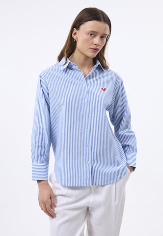 Felix Hardy Blouse in Blue: front