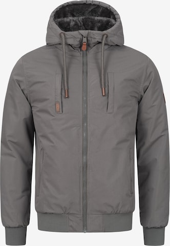 Alessandro Salvarini Winter Jacket in Grey: front