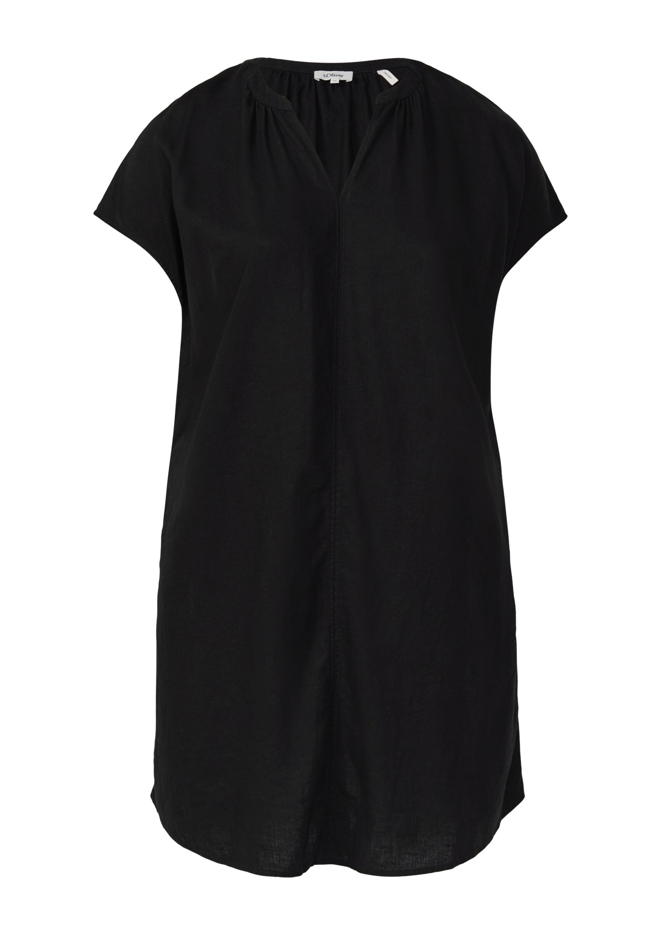 Robe-chemise s.Oliver Red Label Plus en noir : devant