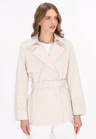 Manteau mi-saison DreiMaster Klassik en blanc : devant