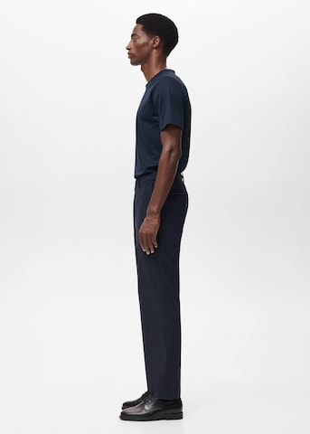 MANGO MAN Slimfit Hose 'Zurich' in Blau