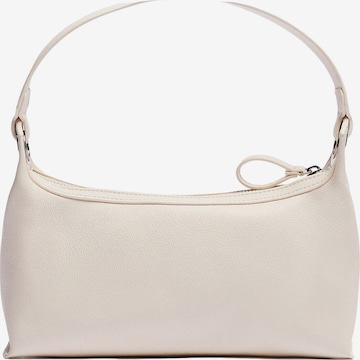 Bershka Shoulder Bag in White: front