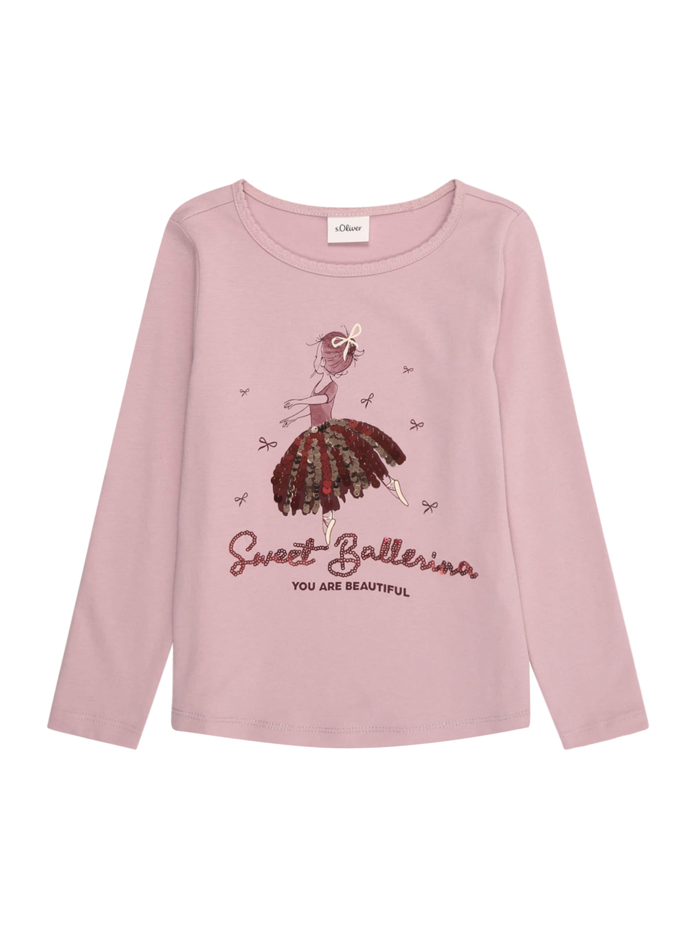 T-Shirt s.Oliver en rose : devant