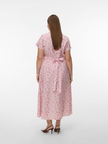 Vero Moda Curve Blusekjole 'VMCJosie' i pink