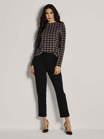 Effilé Pantalon à pince MADELEINE en noir