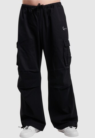 Loosefit Pantalon Karl Kani en noir : devant