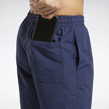 Regular Pantaloni sport de la Reebok pe albastru