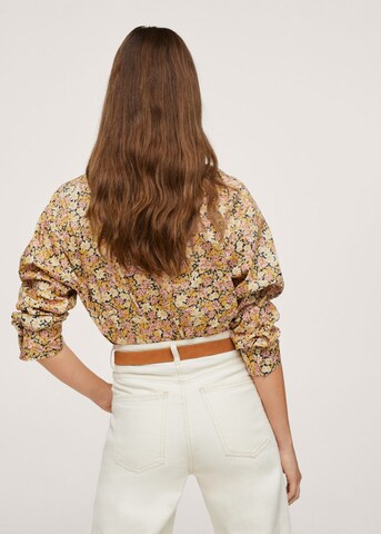 MANGO Blouse 'Diana' in Geel