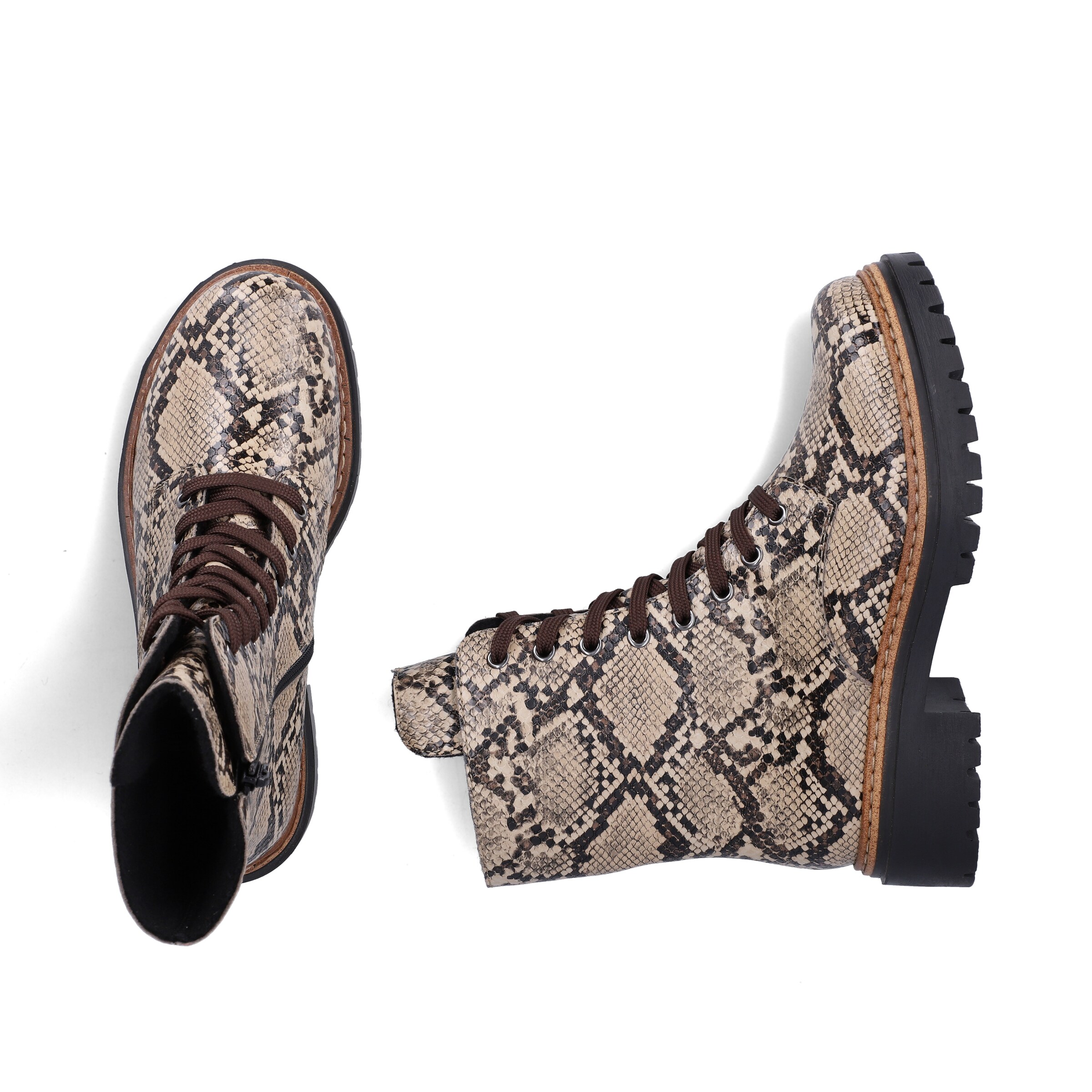 Rieker Schnürstiefelette in Braun