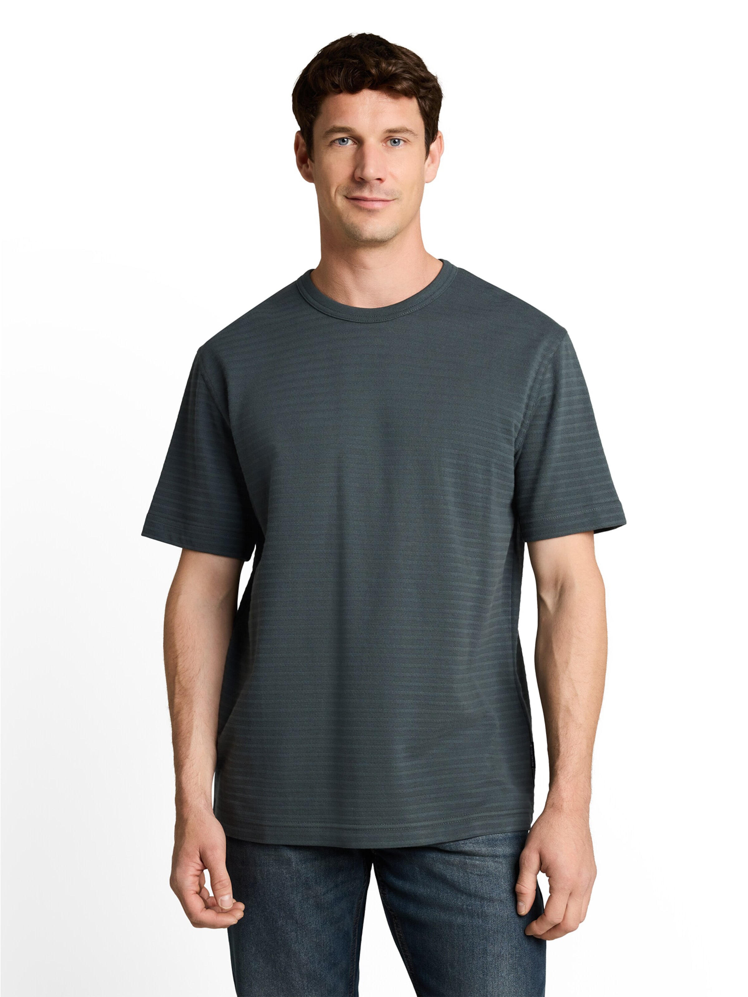 TOM TAILOR - Camisa em verde: frente