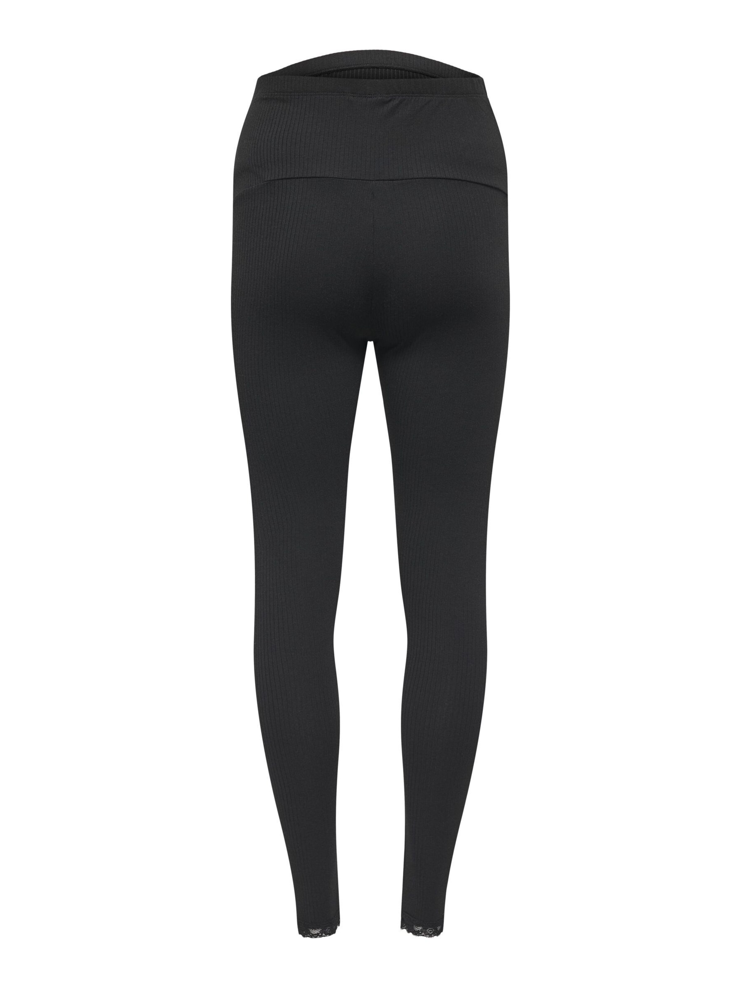 Only Maternity Skinny Leggings 'OLMIpass' in Zwart