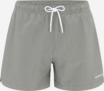 Shorts de bain Abercrombie & Fitch en vert : devant