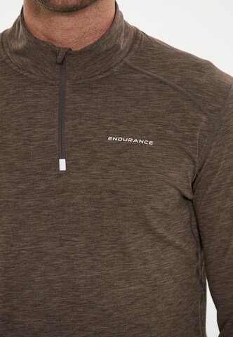 ENDURANCE Funktionsshirt 'Tune' in Braun