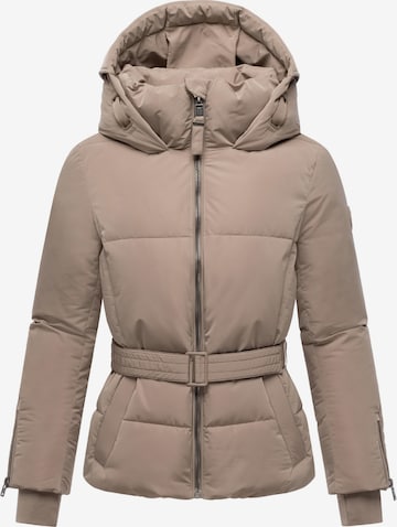 Geacă de iarnă 'Aleyna 16' de la MARIKOO pe gri: față