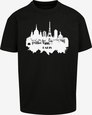 F4NT4STIC Shirt 'Cities' in Zwart: voorkant