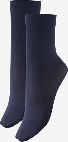 Esda Fine Stockings in Blue