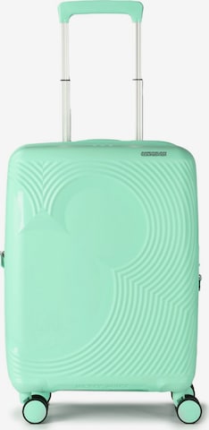 Trolley 'Mickey Magic' di American Tourister in verde: frontale