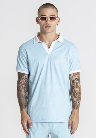 Gianni Kavanagh Poloshirt in Blau: Vorderseite