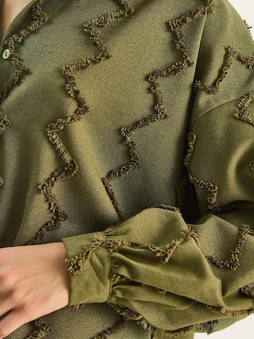 Camicia da donna di Bianco Lucci in verde