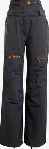 ADIDAS BY STELLA MCCARTNEY Regular Outdoor Pants 'TrueNature' in Black: front