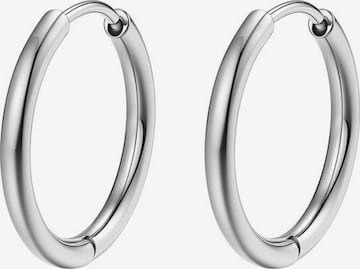 Hey Happiness Earrings 'Luna' in Silver: front