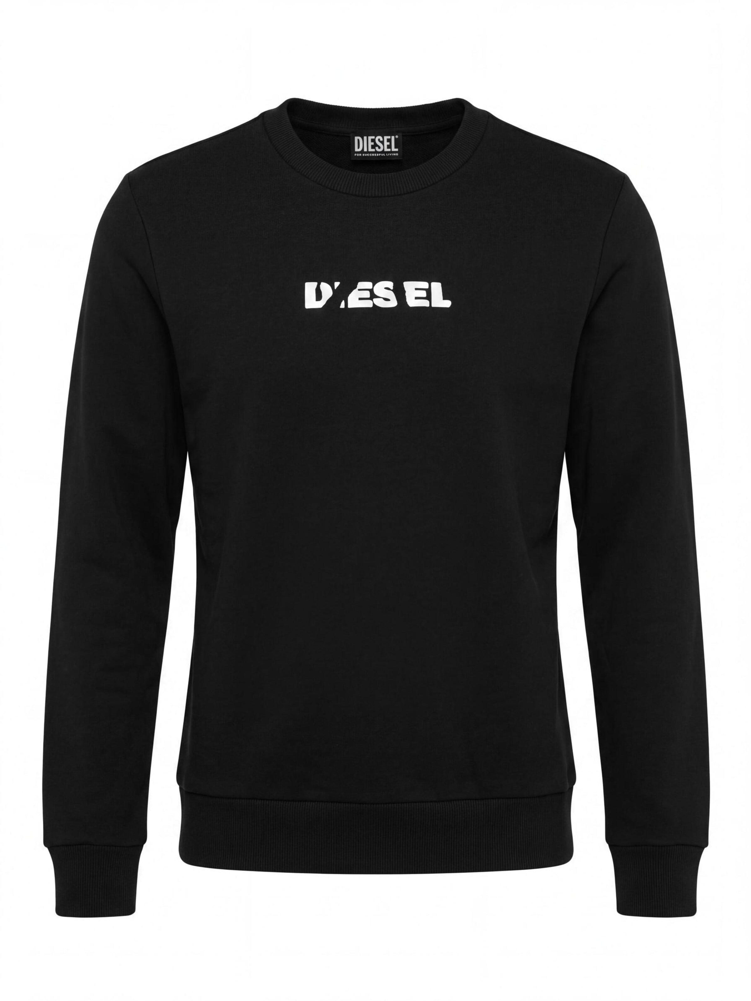 DIESEL Sveter 'S-GIR 250238' - Čierna: predná strana