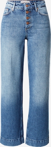 Wide Leg Jean 'Molly' ONLY en bleu : devant