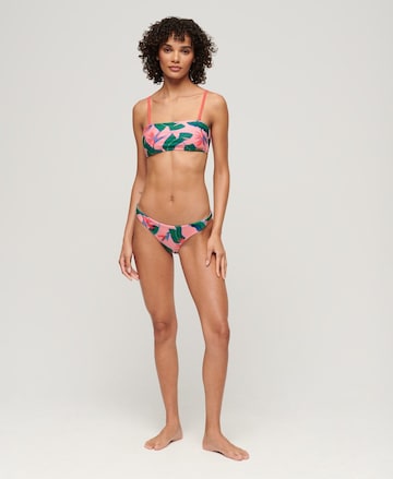 Superdry Bandeau Bikinitop in Roze