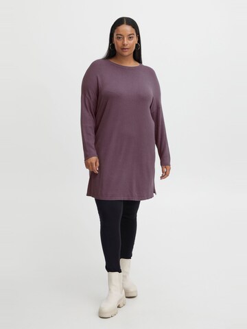 Abito in maglia 'BLUME' di Fransa Curve in lilla