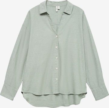 VERO MODA Bluza 'VMNORMA' | zelena barva: sprednja stran