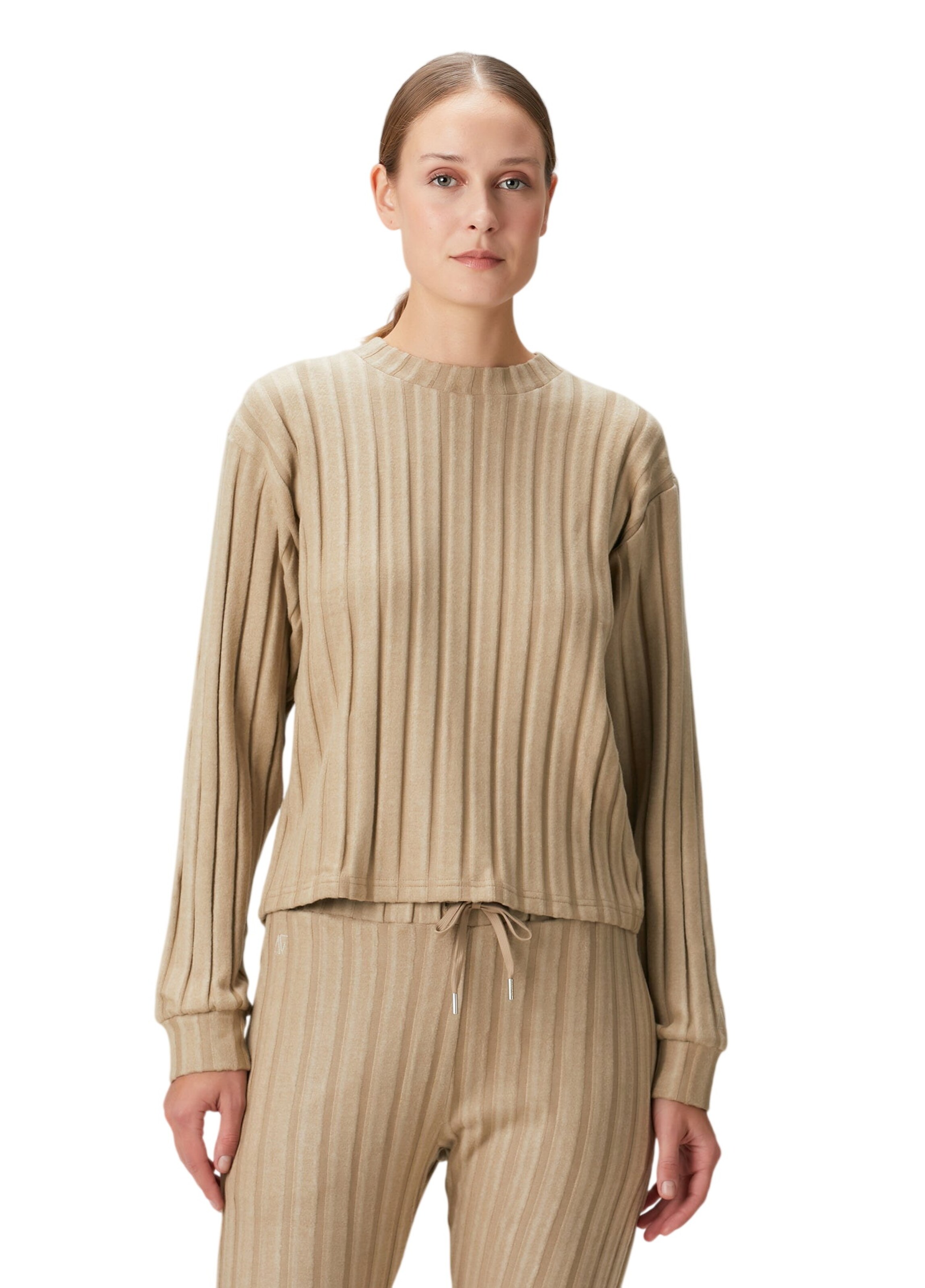 BASSIGUE Sweatshirt in Beige: Vorderseite