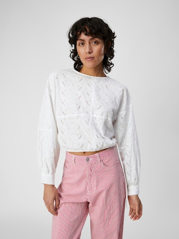 OBJECT Blouse 'Junia' in White: front