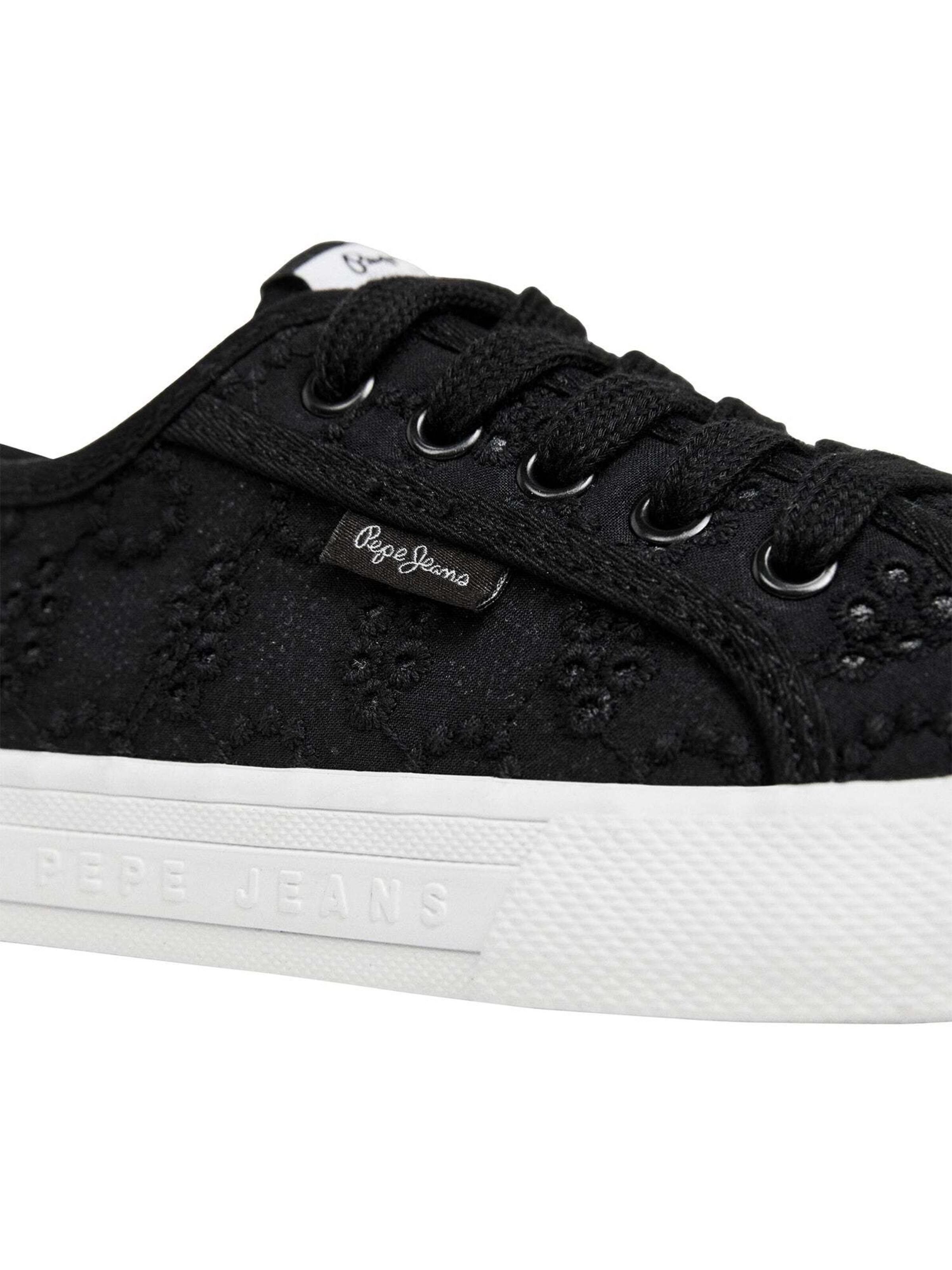 Baskets basses 'Brady Cute' Pepe Jeans en noir