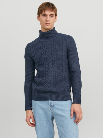 JACK & JONES Sweater 'Craig' in Blue: front