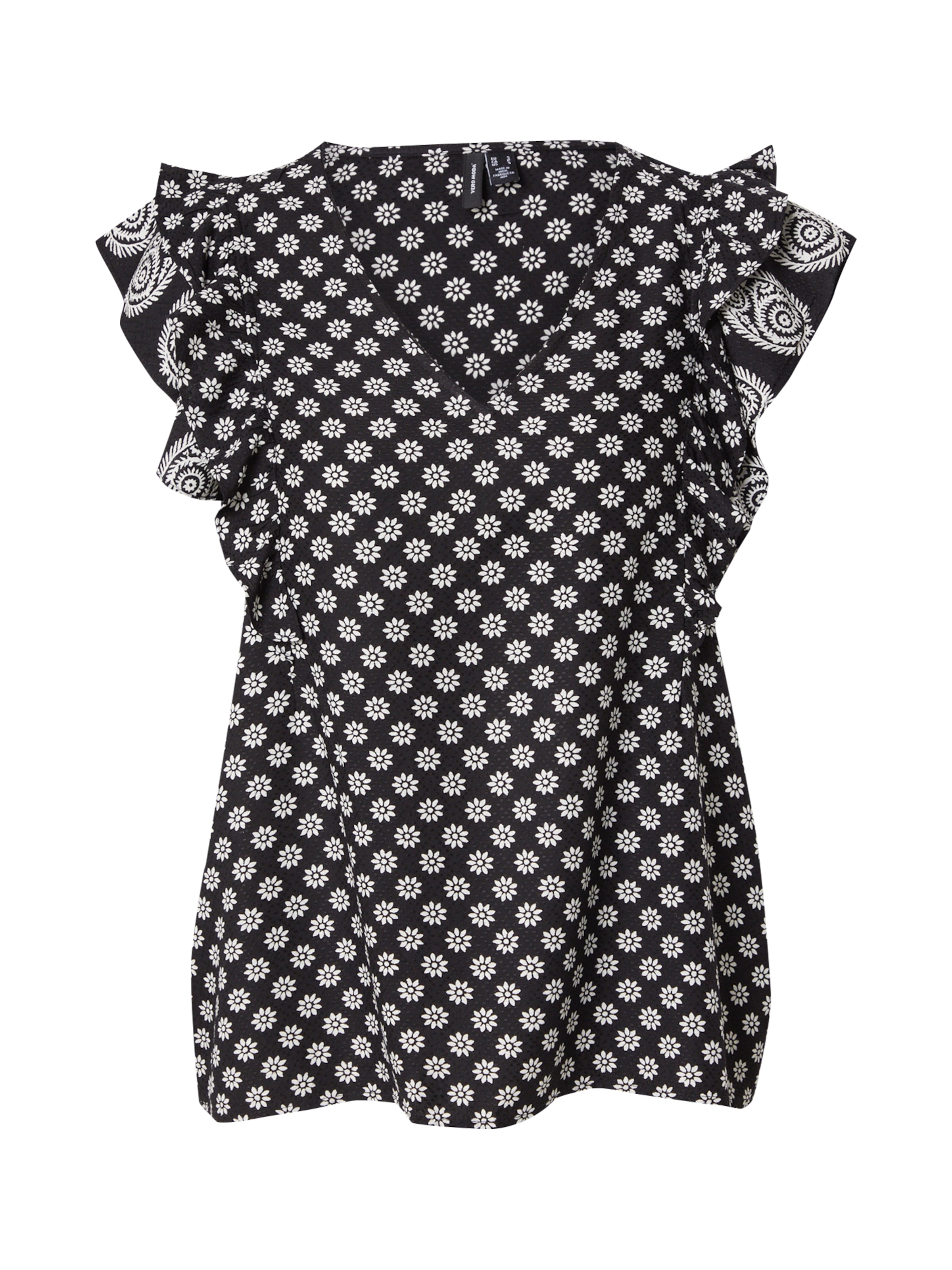 VERO MODA Blouse 'VMSIMI SAVANNA' in Black: front