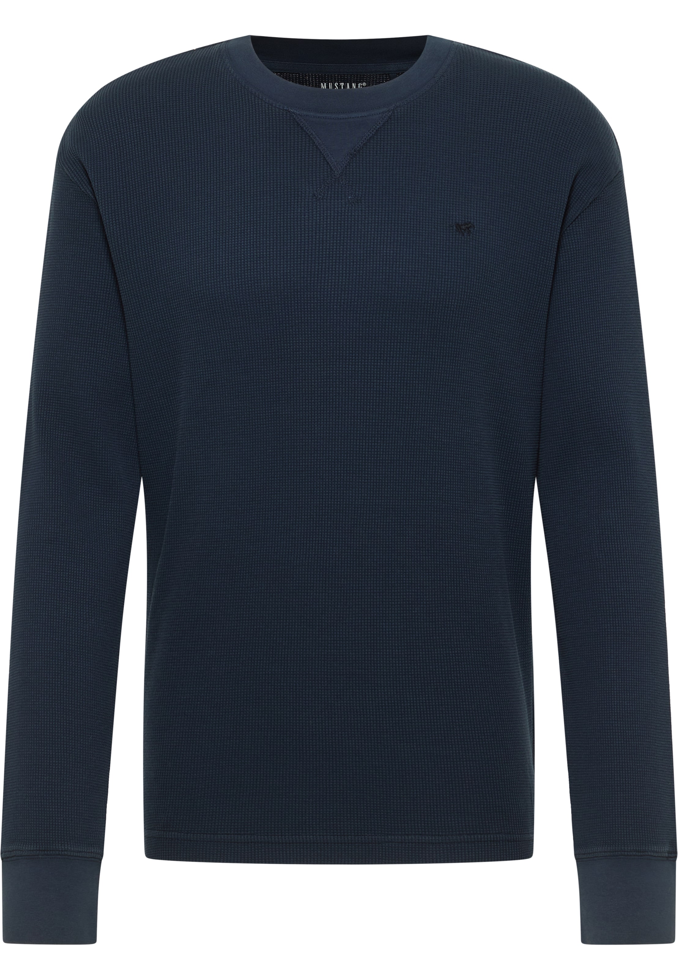 MUSTANG Sweatshirt ' Asheville ' in Blau: Vorderseite