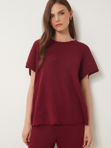 Pantalons de tailleur Happiness İstanbul en rouge