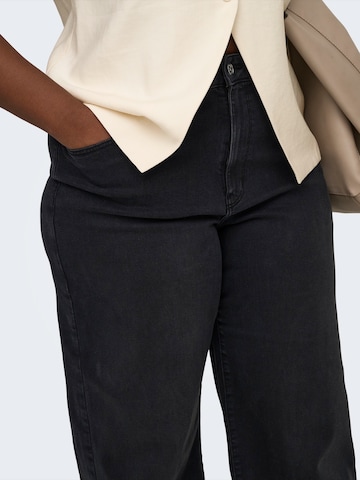 ONLY Carmakoma - Loosefit Vaquero 'CARMADISON' en negro