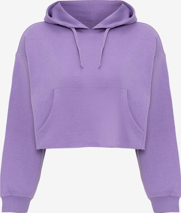 Jacey Quinn Sweatshirt in Lila: Vorderseite