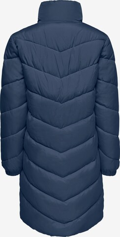 JDY Zimní kabát 'NEW FINNO' – modrá