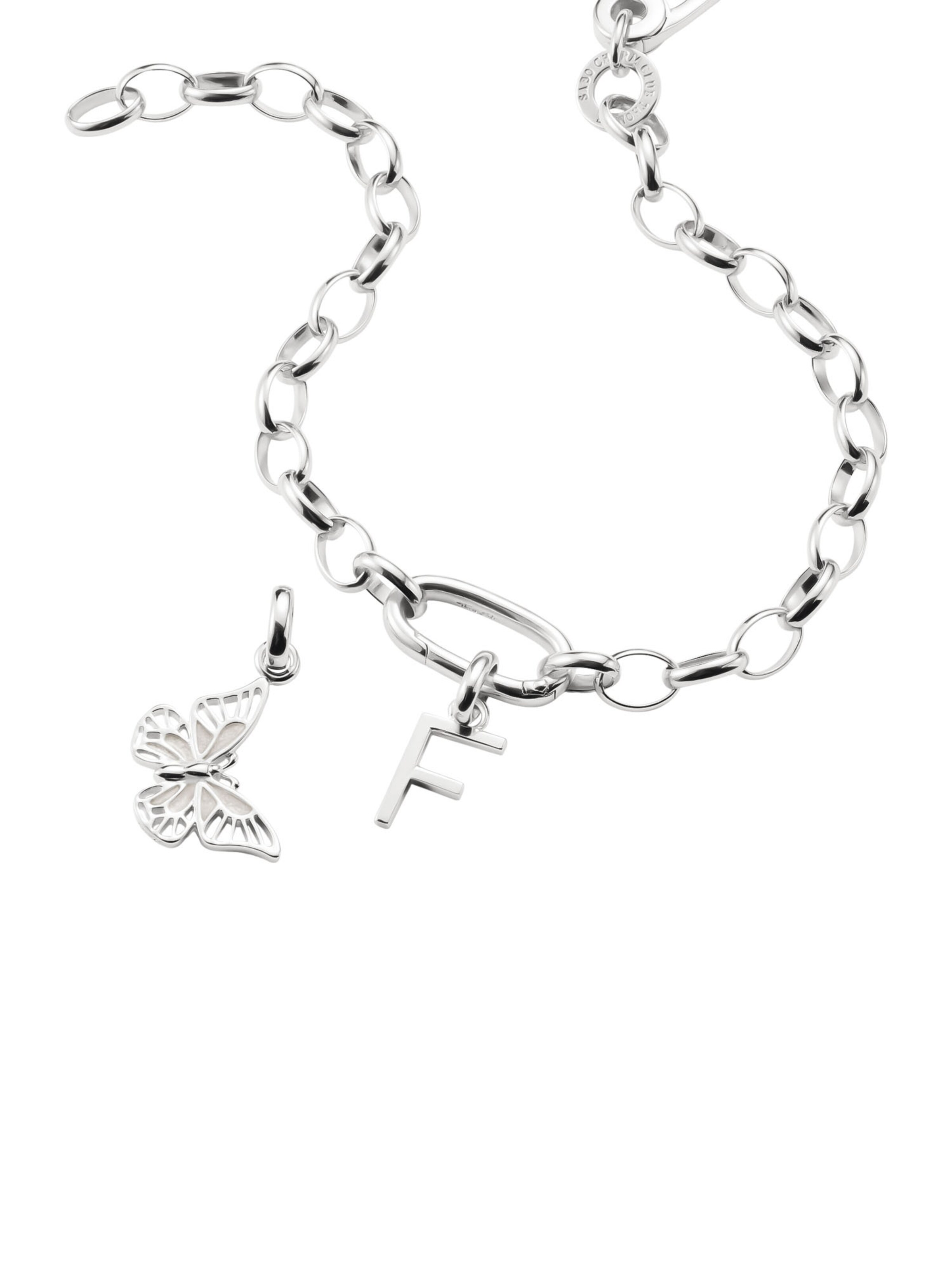 Thomas Sabo Anhänger 'Buchstabe F Connect' in Silber
