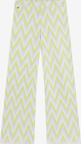 Scalpers Kalhoty 'Zigzag' – zelená: přední strana