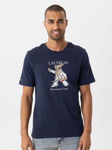 Williot - Camiseta 'Aldo' en azul: frente
